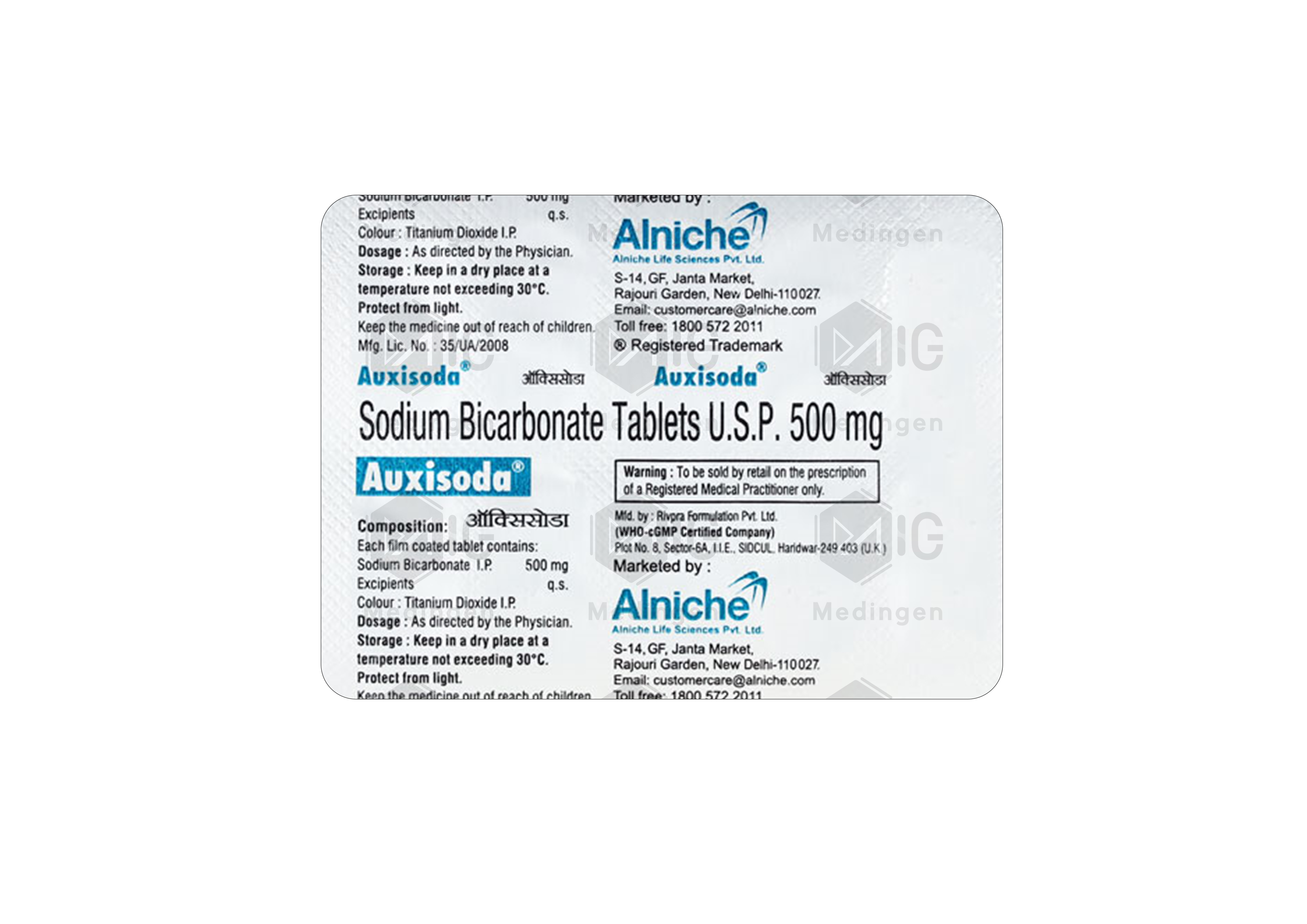 AUXISODA 500MG